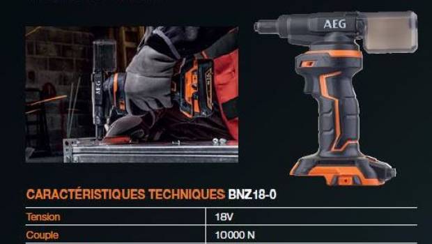 AEG présente 3 nouveaux outils PRO18V et un nouveau service près-vente