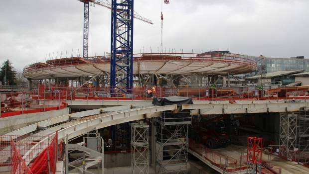 Grand Paris Express : la gare de Noisy-Champs prend de la hauteur !