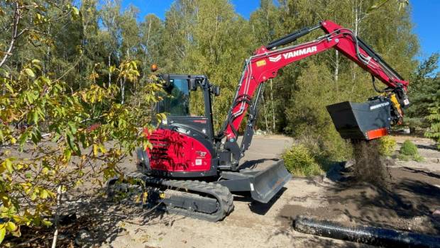 Yanmar déploie sa gamme compacte à Samoter