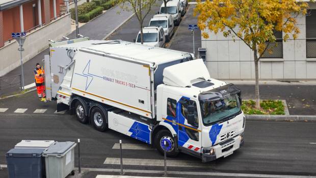 Renault Trucks accélère sur le marché de la benne à ordures ménagères électrique