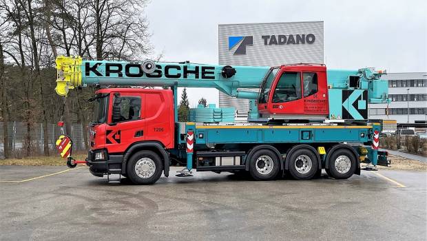 Krösche prend en main la livraison de la nouvelle grue sur Tadano HK 4.0501