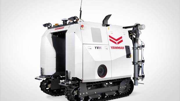 Un robot viticole chez Yanmar CE