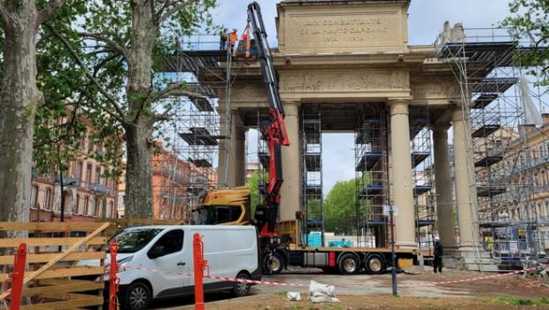 Ligne C de Toulouse : déplacement du Monument à la gloire des combattants