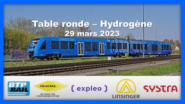 Sifer 2023 Table ronde : l’hydrogène pour les engins de travaux ferroviaires