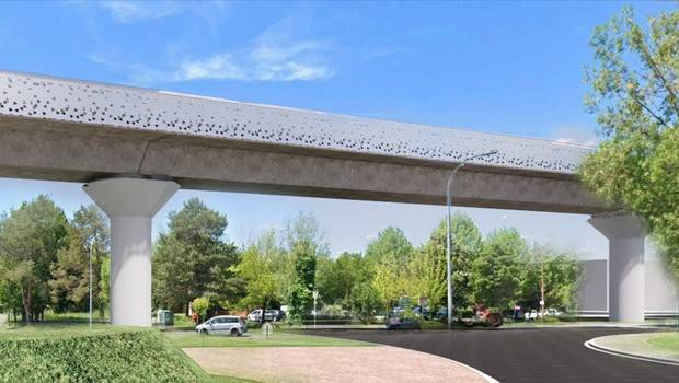 Connexion Ligne B de Toulouse : un viaduc entre Ramonville et Labège