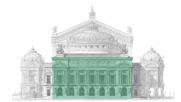 Restauration de la façade principale du Palais Garnier