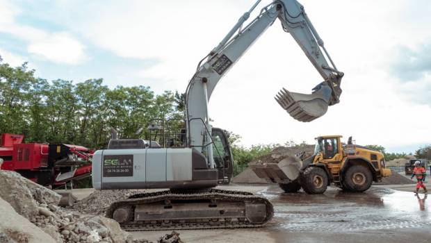 Sovatrise, plateforme de valorisation de terres et bétons pollués lyonnais