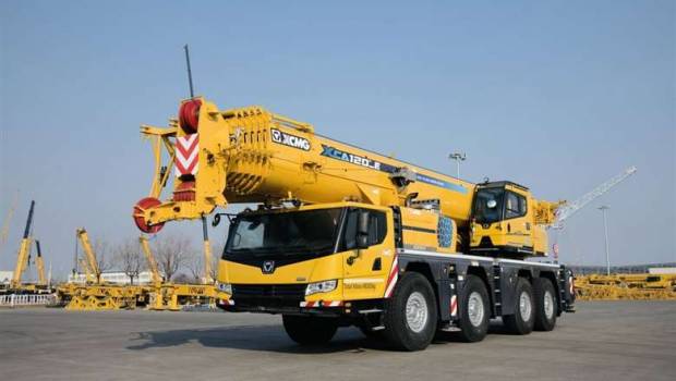 XCMG lance une grue de 120 T pour l'Europe - Construction Cayola