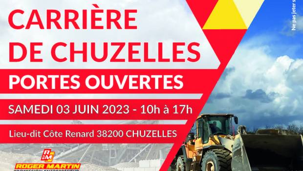 La carrière RMG de Chuzelles ouvre ses portes