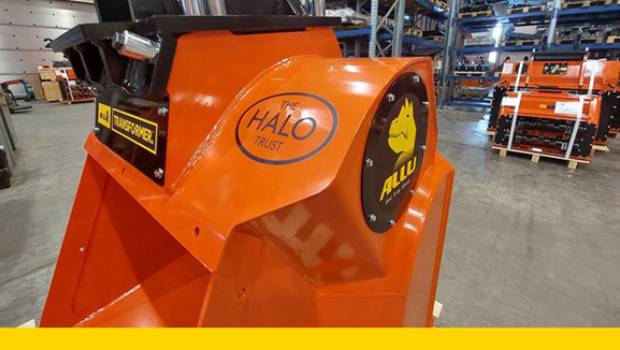 ALLU dans le déminage