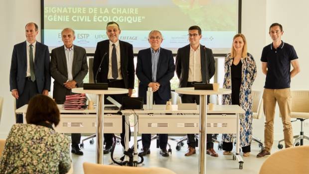 L’ESTP et AgroParisTech créent une chaire d’enseignement et de recherche  « Génie civil écologique »