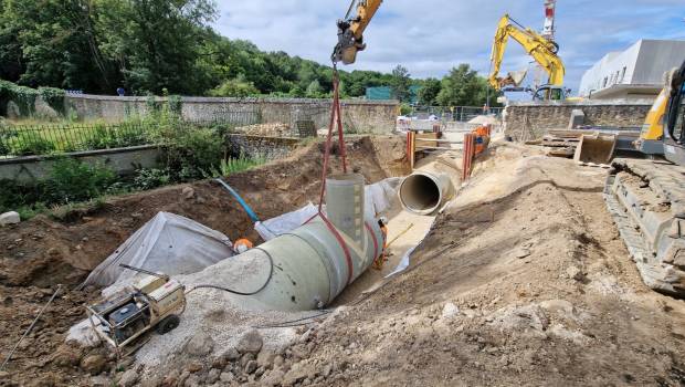 Des tuyaux PRV pour la Steu de Rambouillet