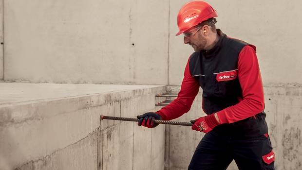 fischer lance une résine hybride pour le scellement de fers à béton