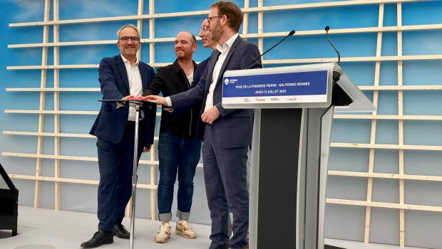 Rennes : une superstructure en béton bas carbone pour le Solférino