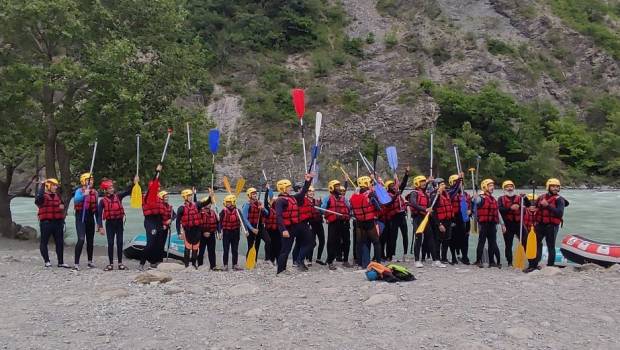 120 apprentis du BTP d'AuRA et Paca en immersion sportive à Chorges