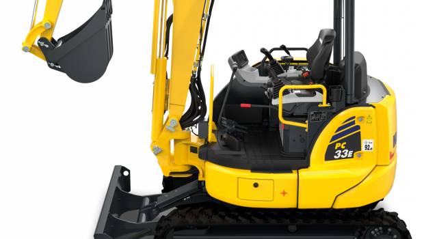 Komatsu officialise le lancement de sa mini-pelle électrique