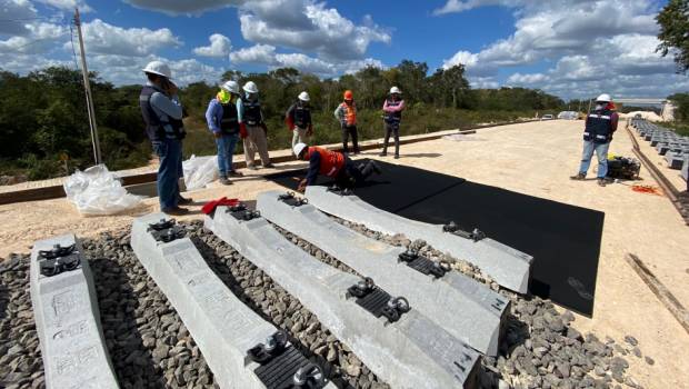 Le train des Mayas, une voie ferrée sans vibration