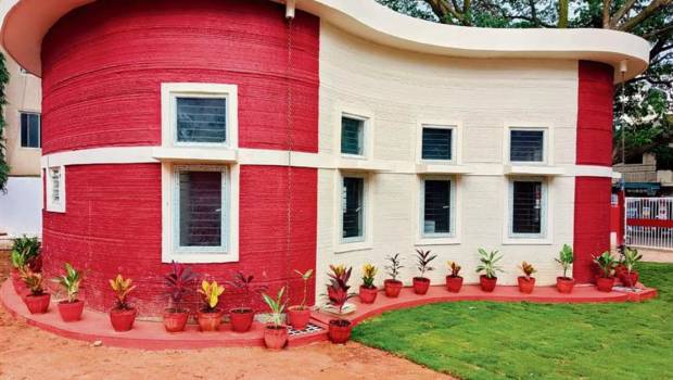 Le premier bureau de poste au monde imprimé en 3D en Inde