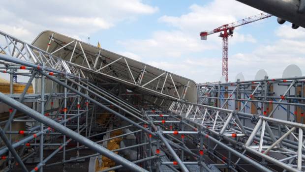 Opéra Garnier : des échafaudages monumentaux !