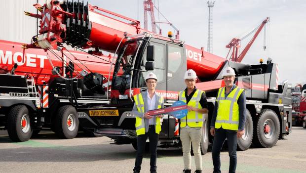 La première grue mobile hydraulique est chez Mammoet