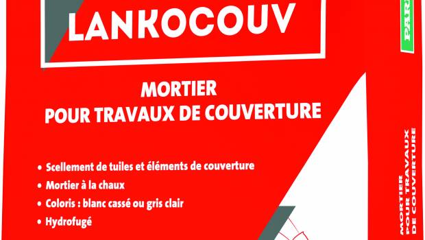 Parexlanko propose son premier mortier de couverture hydrofugé à la chaux