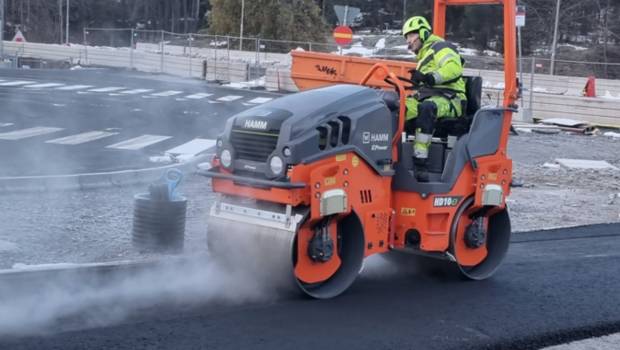 Les rouleaux tandem électriques Hamm approuvés