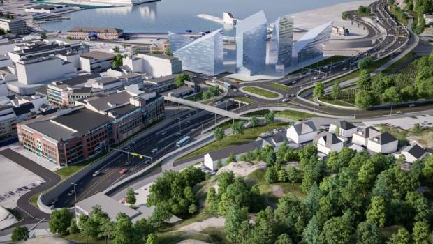 Eiffage crée une nouvelle section de l'autoroute E18-E39 en Norvège