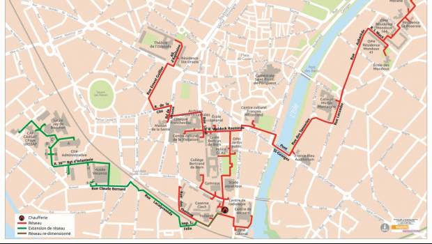 Périgueux étend son réseau de chaleur biomasse