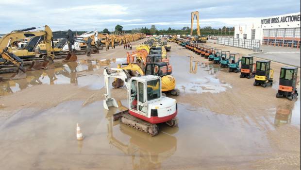 Locamod met une partie de sa flotte en vente chez Ritchie Bros