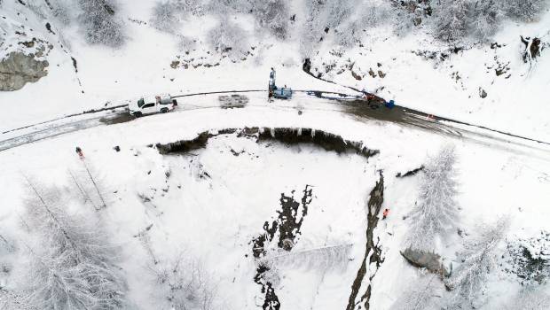 SP et CAN rétablissent l'accès à la station de Risoul