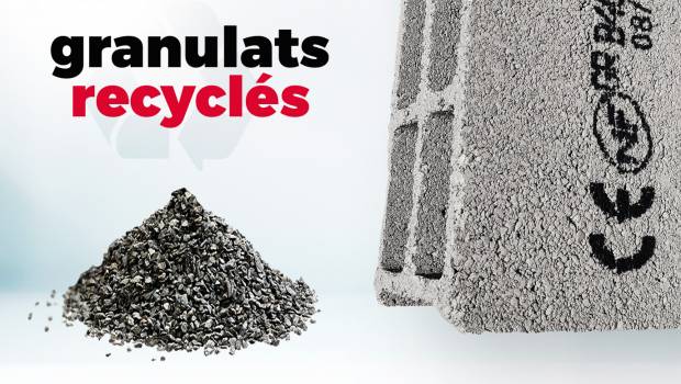 Fabemi intègre des granulats recyclés dans ses blocs béton