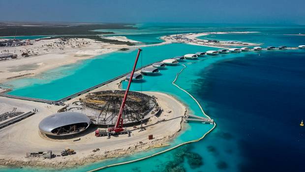 Le Sheybarah Island Resort prend forme en mer Rouge