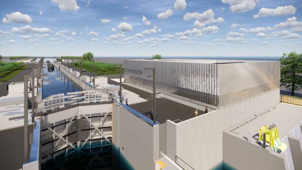 Les travaux de l'écluse de Montmacq-Cambronne-lès-Ribécourt attribués à Bouygues TP et Razel Bec