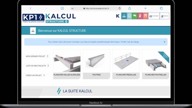 KP1 intègre les Planchers Poutrelles/Entrevous au module de prédimensionnement Kalcul Structure
