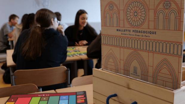 Lancement de la mallette pédagogique  Rebâtir Notre-Dame de Paris 