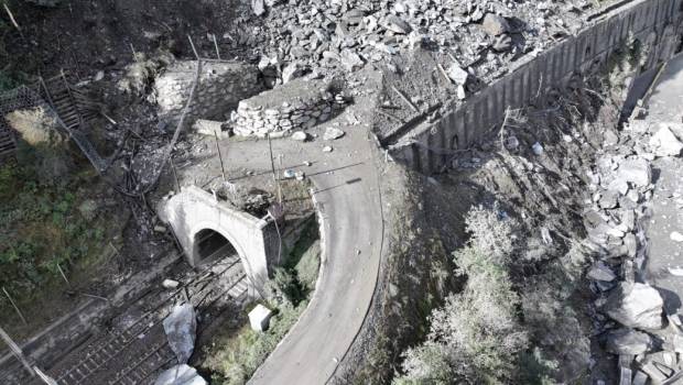 SNCF Réseau mobilisé sur la falaise de la Praz