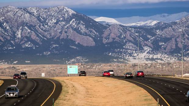 Vinci prend le périphérique de Denver au Colorado