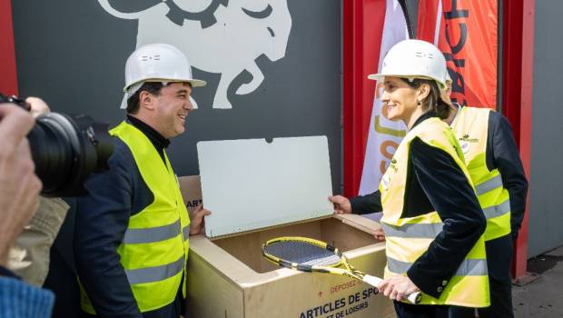 Derichebourg Environnement reçoit la ministre des Sports et des Jeux Olympiques et Paralympiques à l’occasion de la Grande Collecte du Sport 2024