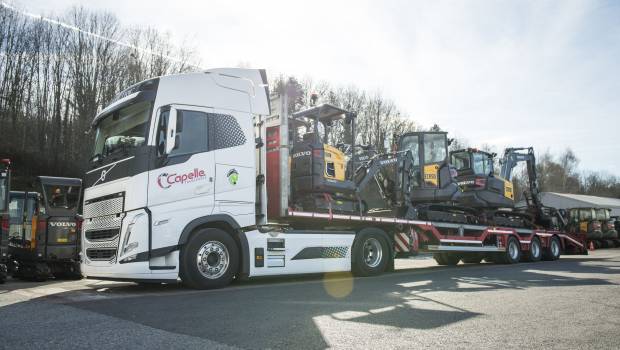 Volvo et Capelle Transports livrent à l'électrique
