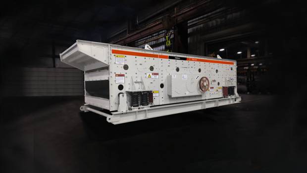 Un crible horizontal à triple arbre TSE Metso pour les Amériques
