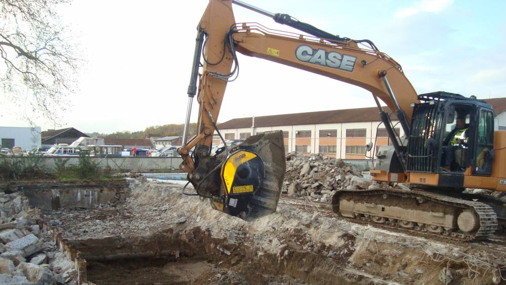 Godets concasseurs - Le concassage à portée de pelle