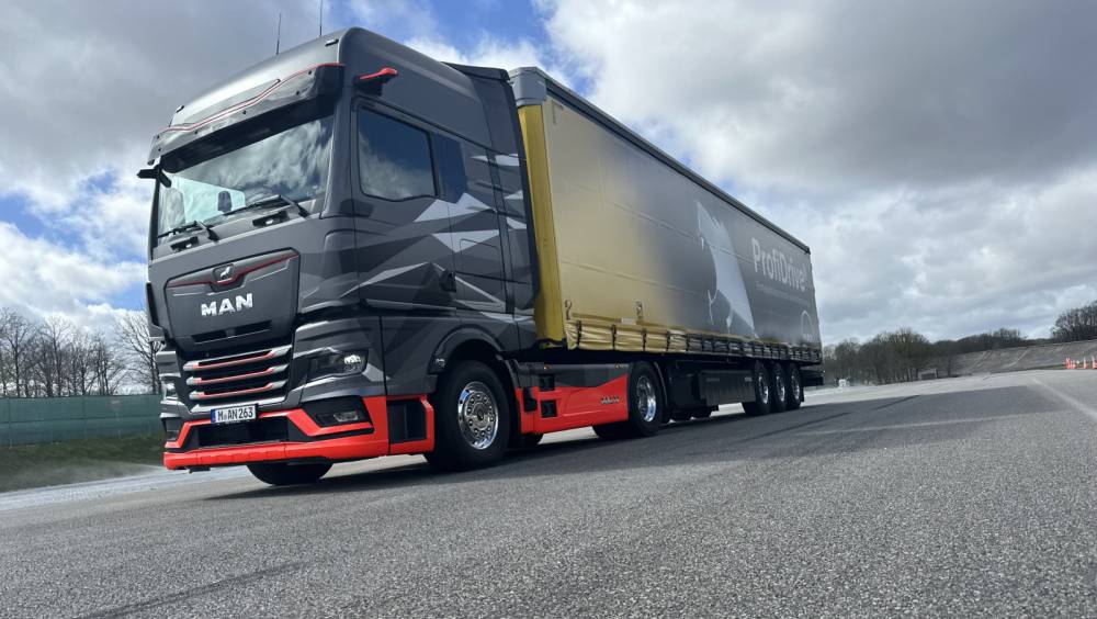 Le camion électrique MAN eTGX est à l'essai en France