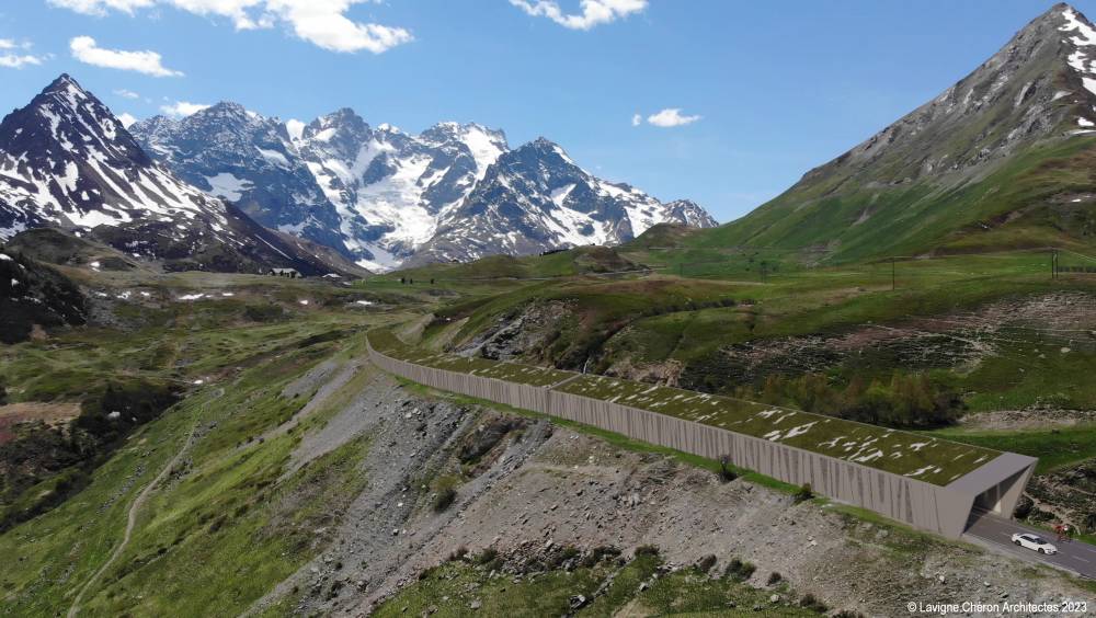 Arcadis conçoit la nouvelle galerie paravalanche de la Marionnaise