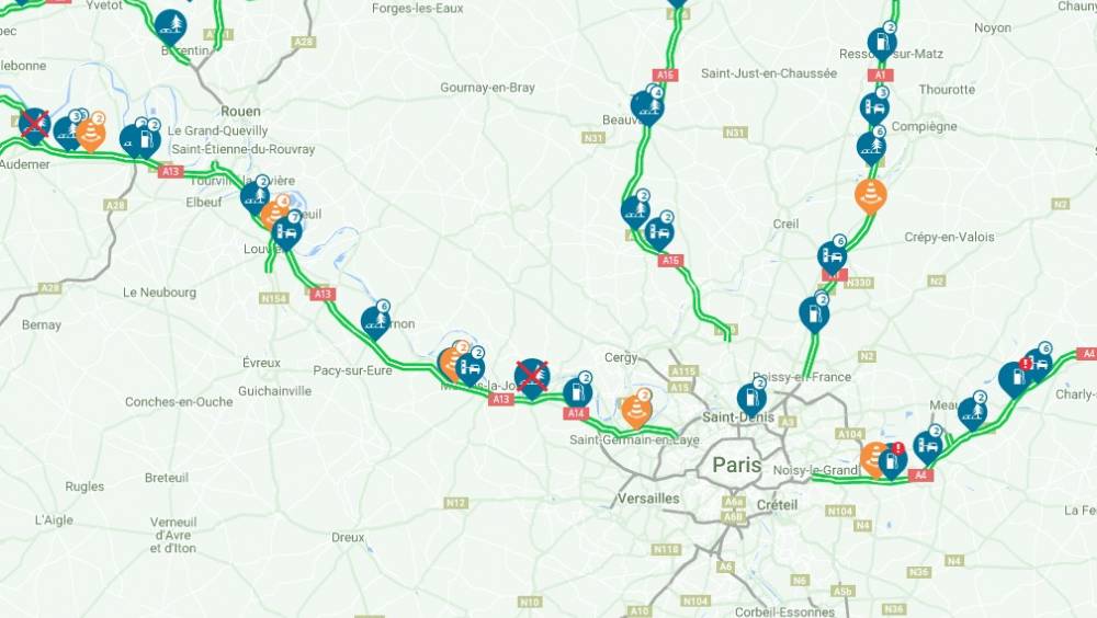 Fermeture de l'A13 : des fissures dues à un mouvement de terrain