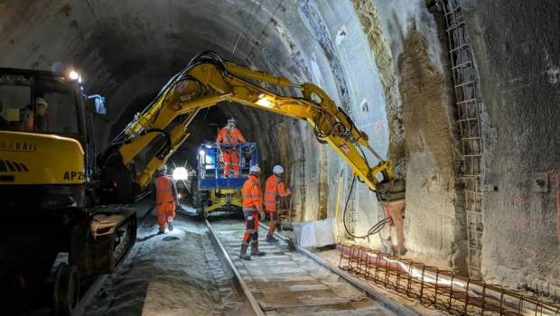 [Grand format] Phasage délicat pour la régénération du tunnel de Rolleboise
