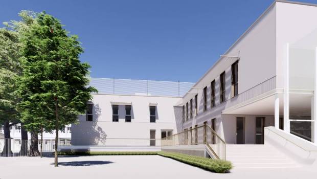 Niort : A40 pose la première pierre de l'Arche de la Connaissance