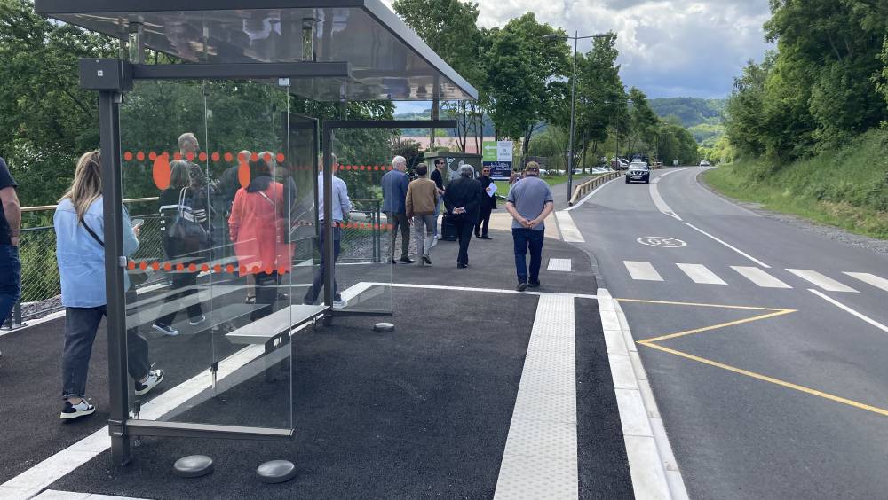 Inauguration de la route de Nohanent à Blanzat