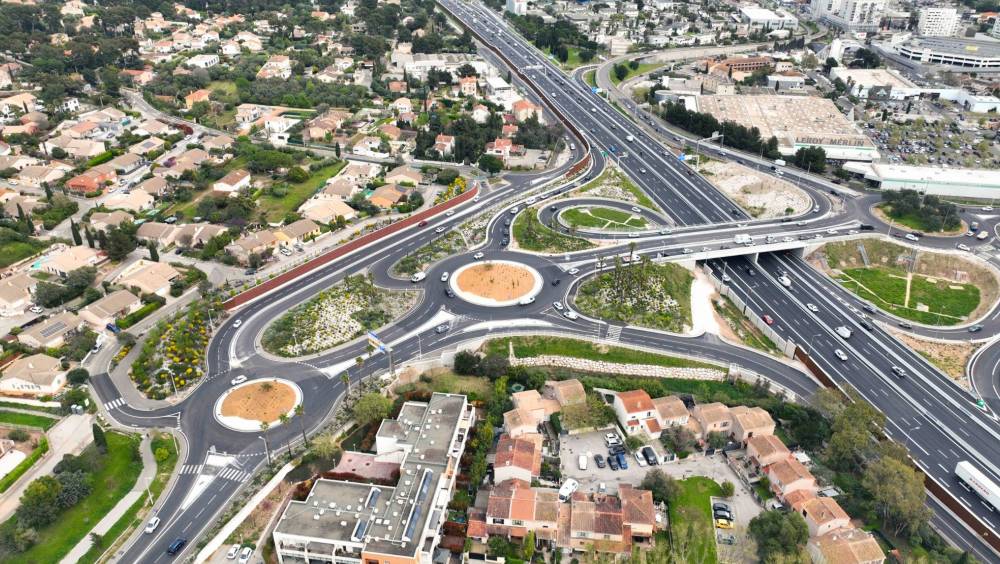 L’élargissement à 2x3 voies de l’A57 est opérationnel