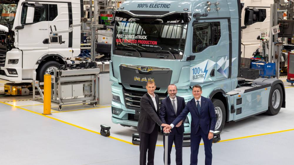 MAN lance la production en série de ses PL électriques