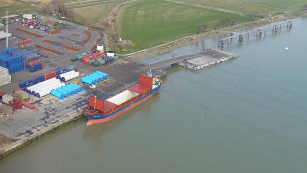 Haropa Port renforce une dalle de quai à Rouen